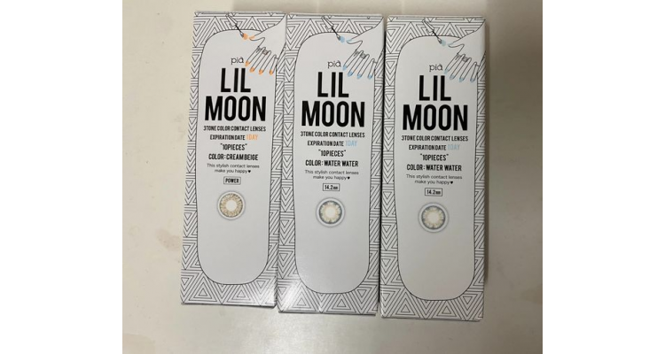 PIA｜LILMOON Water Water 水蓝褐金 (日抛) 有色隐形眼镜